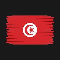 tunesien flagge vektor