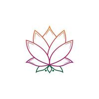 Schönheit Lotus Blume Symbol, können Sein benutzt Schönheit Produkt, Natur Massage Symbol Symbol Design vektor
