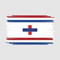 nederländska flaggan vektor