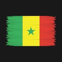 senegal flagge vektor