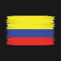 kolumbien flagge vektor