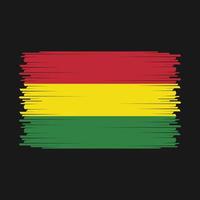 bolivia flagga vektor