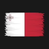 malta flagga vektor