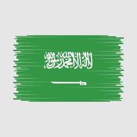 Saudiarabien flagga vektor