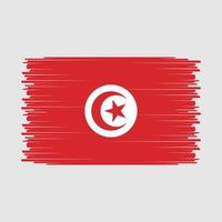 tunisien flagga vektor