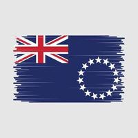 Cook Islands flagga vektor