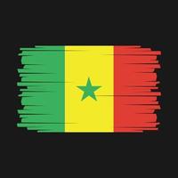 senegal flagge vektor