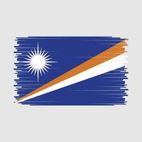 marshallöarna flaggvektor vektor