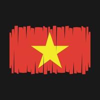 vietnam flagga vektor