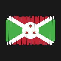 burundi flagge vektor