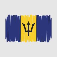 Barbados flagga vektor