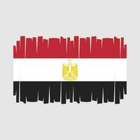 Egyptens flagga vektor