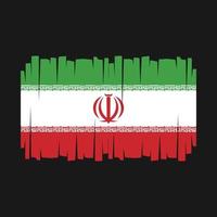 iranische flagge vektor