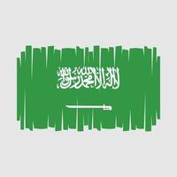 Saudiarabien flagga vektor