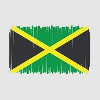 Jamaica flagga vektor