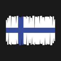 Finland flagga vektor