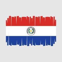 paraguay flagga vektor