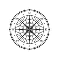 Kompass, Wind Rose Navigation, Erdkunde Symbol vektor