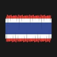 Thailand flagga vektor