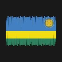 rwanda flagga vektor