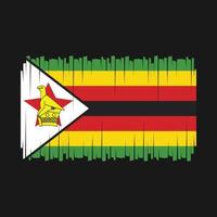 simbabwe flagge vektor