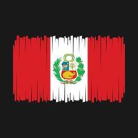 peru flagga vektor