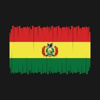 bolivia flagga vektor