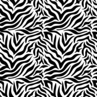 zebra hud, Ränder sömlös mönster vektor