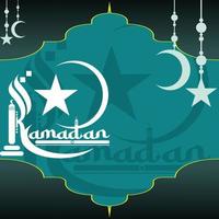 Hintergrund Ramadan Poster Design vektor