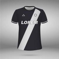 t-shirt. fotboll jersey. vektor illustration