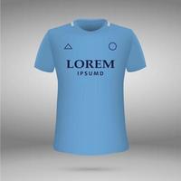 t-shirt. fotboll jersey. vektor illustration