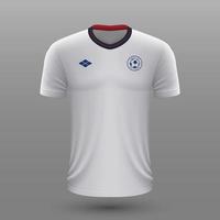 realistisch Fußball Hemd ,England Zuhause Jersey Vorlage zum Fußball Bausatz. vektor