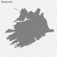 hoch Qualität Karte von Ulster ist ein Provinz von Irland vektor