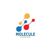 Molekül Logo Vektor Vorlage Illustration