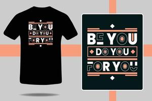 Typografie-T-Shirt-Design vektor