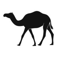 schwarz Kamel Illustration, Tier Karikatur vektor