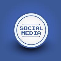 social media badge vektor