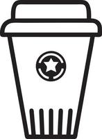 Tasse Becher Symbol Symbol isoliert Design Vektor Bild. Illustration von das Kaffee Tasse Design Bild. eps 10