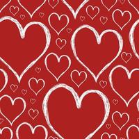 Herzen nahtlos Muster Valentinstag Tag Hintergrund vektor