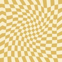 vågig checkerboard sömlös mönster för tyg vektor