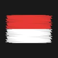 indonesien flagge vektor