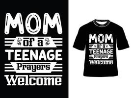 mors dag t-shirt design, mamma t skjorta, Lycklig mors dag vektor