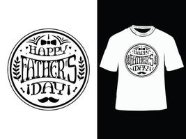 Vaters Tag T-Shirt Design, Papa t Hemd Design, Typografie T-Shirt Design vektor