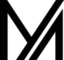 modern ym Logo Design vektor