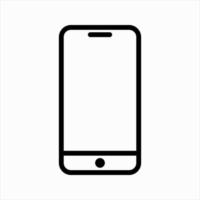 mobil ikon vektor isolerat för några syften