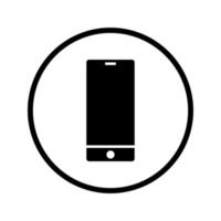 Handy, Mobiltelefon Symbol Vektor isoliert zum irgendein Zwecke