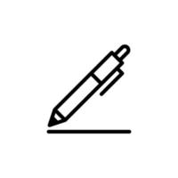 Stift Symbol Vektor Illustration isoliert