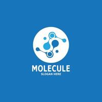 Molekül Logo Vektor Vorlage Illustration