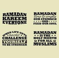 ramadan citat t-shirt design vektor