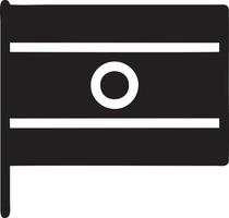 flagga ikon symbol vektor bild. illustration av de vinka flagga plats design bild. eps 10.